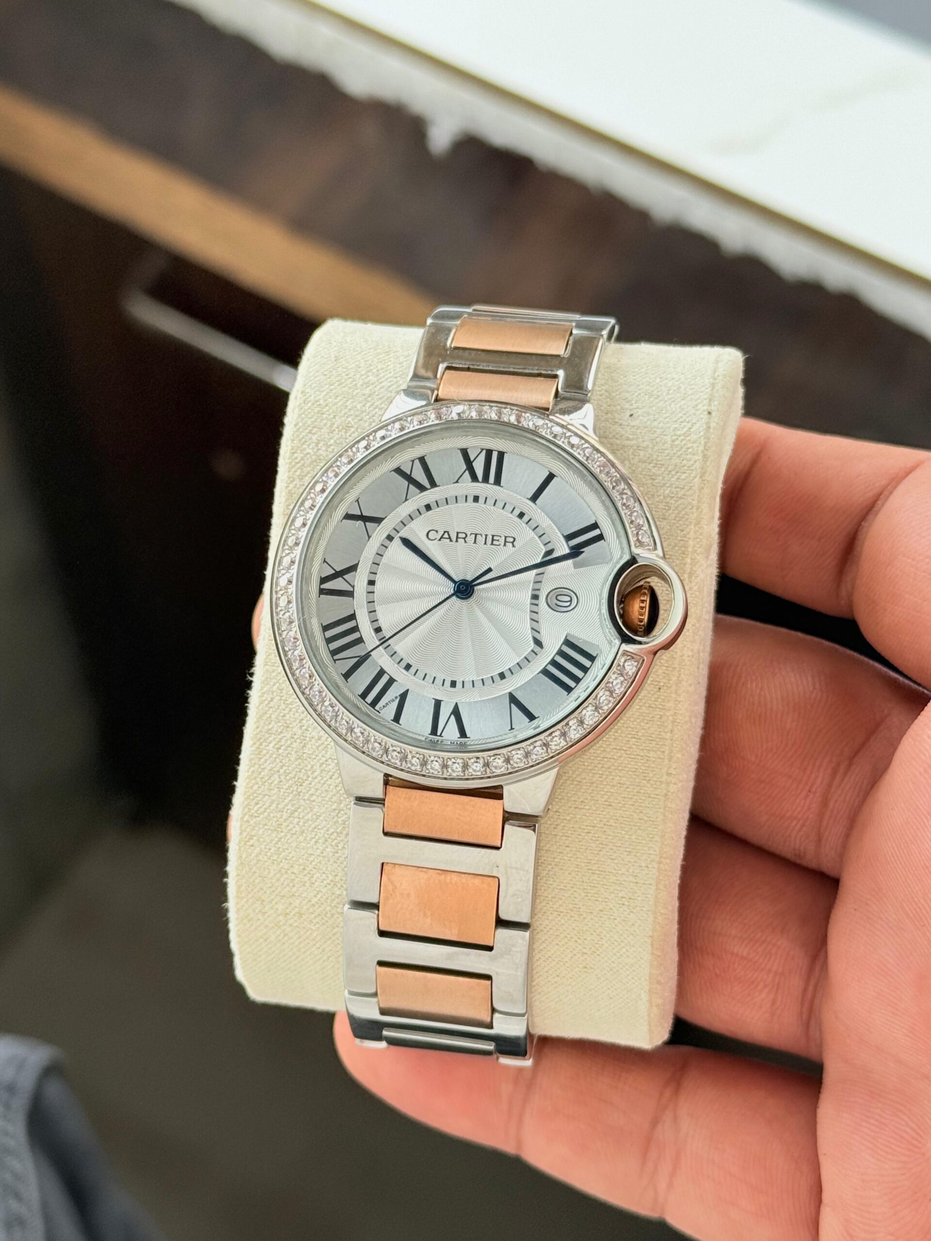 WhatsApp Image 2026-07-01 at 5.12.44 PM Cartier Ballon Bleu Diamond Two-Tone - Image 1