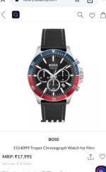 Boss Black Dial Chronograph - Image 2