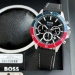 Boss Black Dial Chronograph