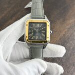 Cartier Santos Dumont Laquer Grey Dial