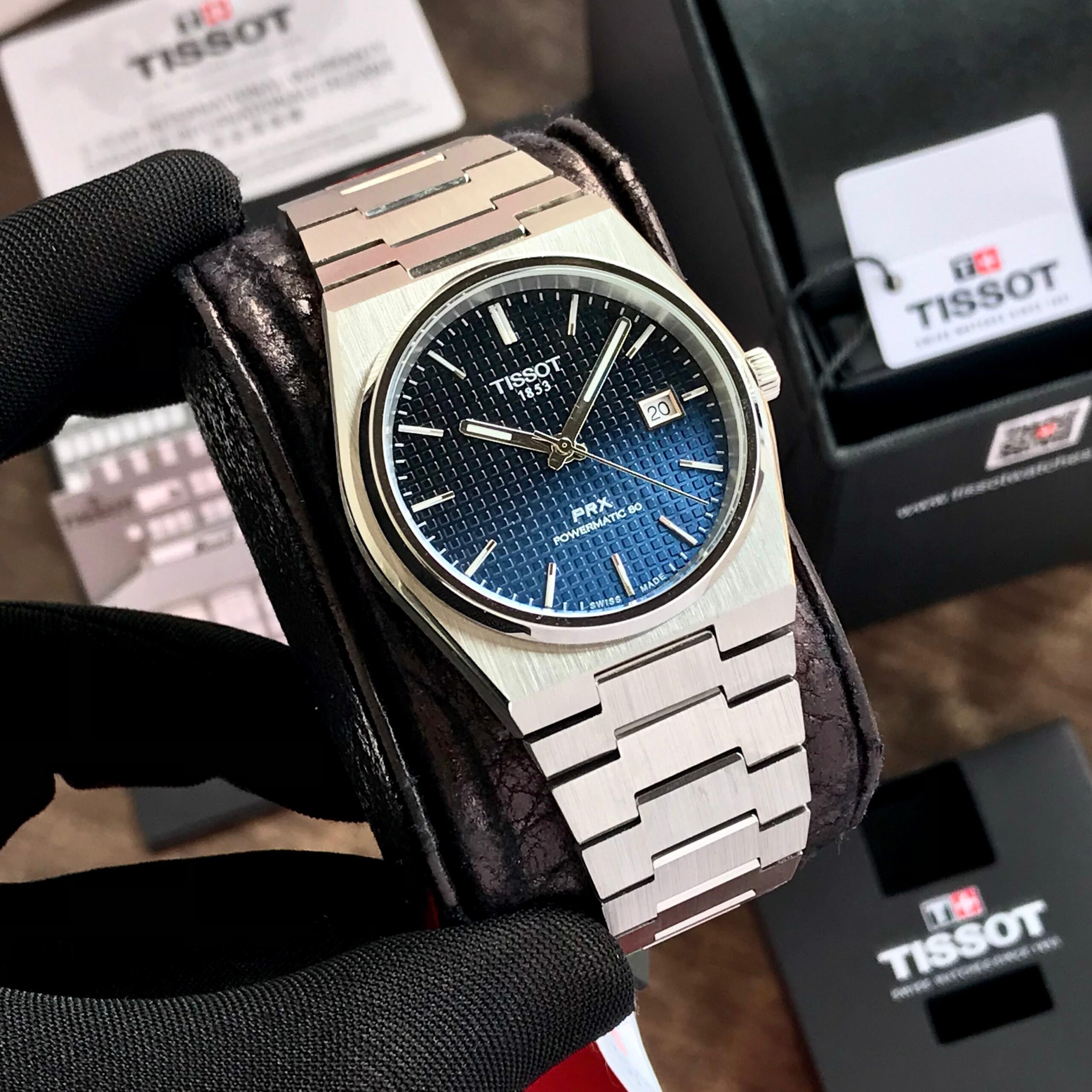WhatsApp Image 2026-07-01 at 5.34.57 PM (1) Tissot PRX Blue Dial - Image 1