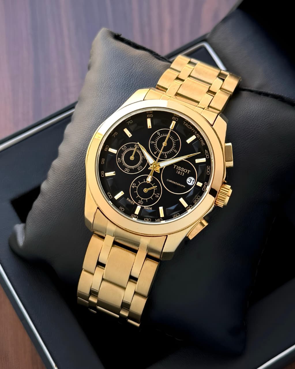 WhatsApp Image 2026-07-01 at 5.35.15 PM (1) Tissot Couturier Chronograph Gold Edition - Image 1
