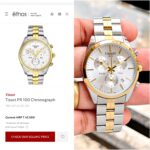 Tissot PR100 Chronograph Silver Gold Edition - Image 2