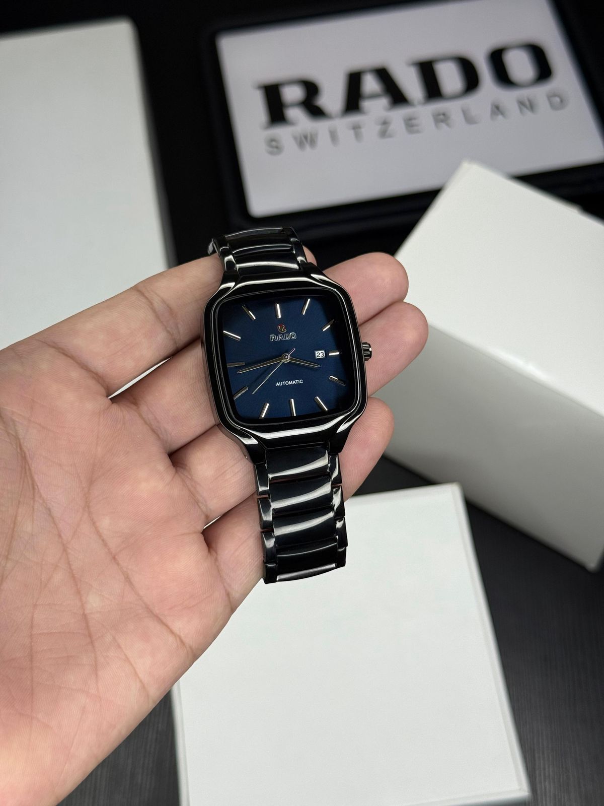 WhatsApp Image 2026-07-01 at 5.36.25 PM Rado True Square Blue Dial - Image 1