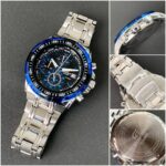 Edifice EFR-539 Black Blue Chronograph - Image 2