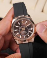 Rolex Sky-Dweller Brown Dial Fibre Strap Edition - Image 4