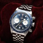 Tudor Blue Dial Silver Slim Edition