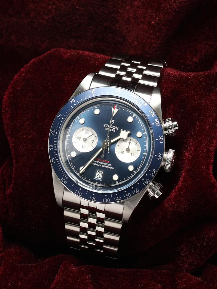 WhatsApp Image 2026-07-03 at 10.53.59 AM (1) Tudor Blue Dial Silver Slim Edition - Image 1