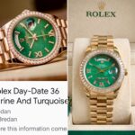 Rolex Day-Date Eisenkiesel Green Diamond Dial - Image 3