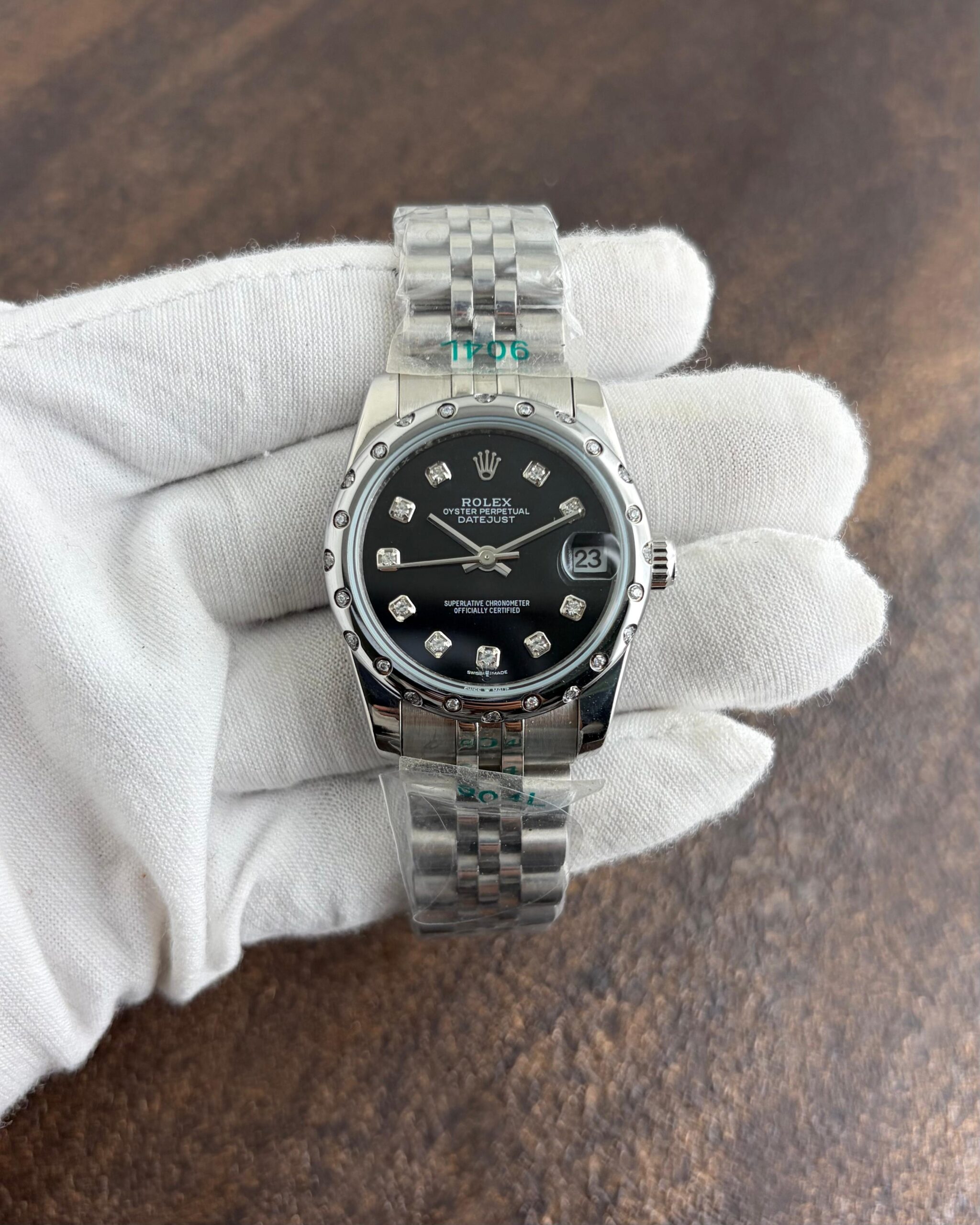 WhatsApp Image 2026-07-03 at 11.55.40 AM Rolex DateJust Silver Diamond - Image 1
