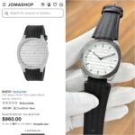 Gucci Silver Matte Black Strap Edition - Image 3
