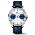 IWC Portugieser Heritage White Dial Blue Chronograph - Image 2