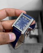 Cartier Tank Solo Blue Leather Edition - Image 2