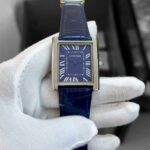 Cartier Tank Solo Blue Leather Edition