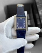 Cartier Tank Solo Blue Leather Edition