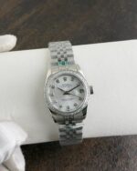 Rolex Datejust Silver Diamond Dial Automatic - Image 3