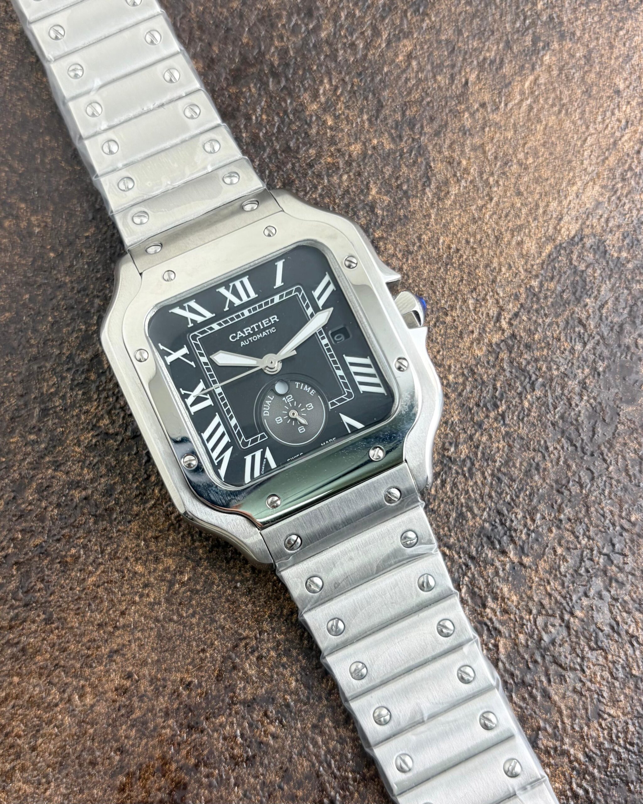 WhatsApp Image 2026-07-03 at 2.54.25 PM Cartier D'Santos Green & Black Automatic - Image 1
