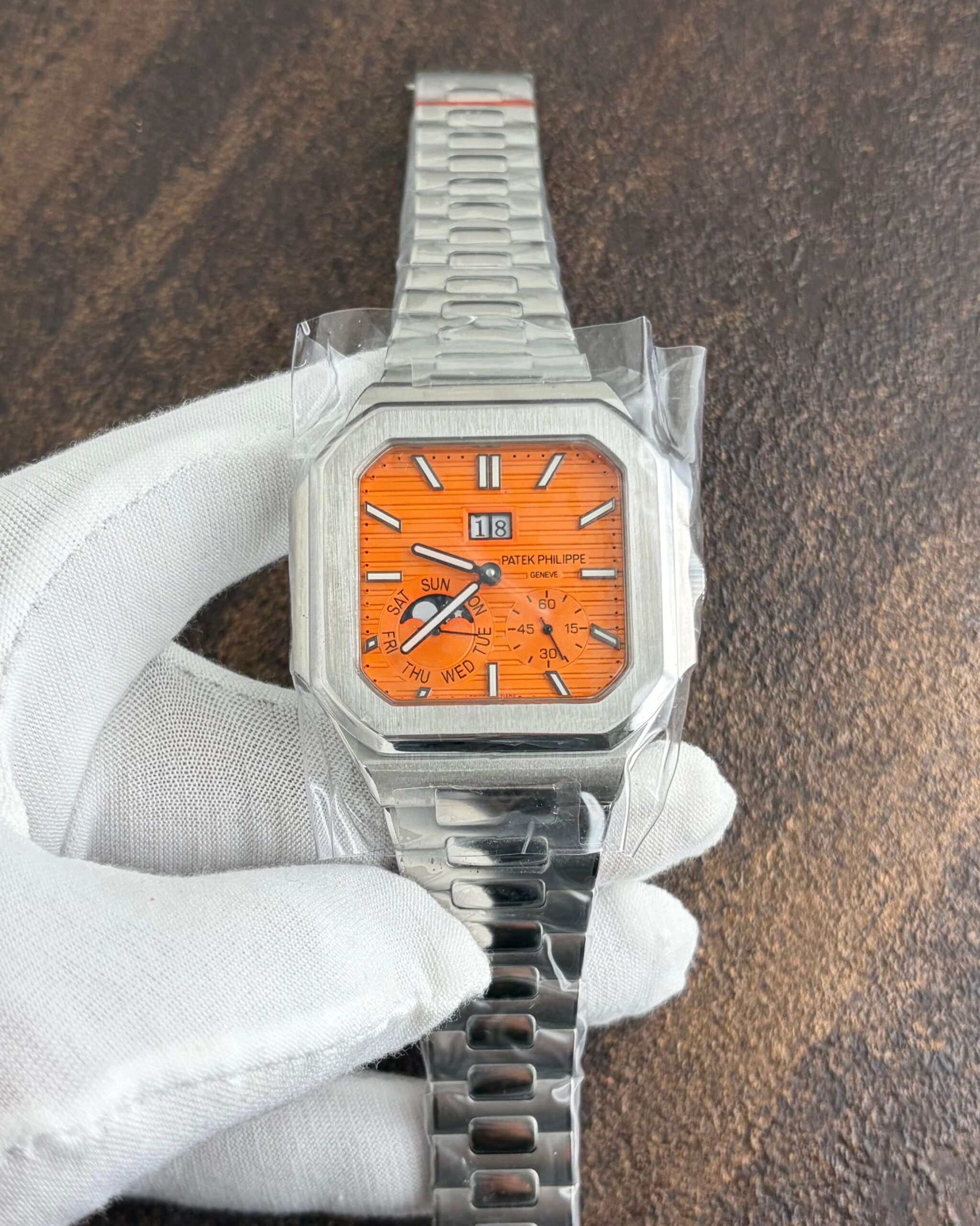 WhatsApp Image 2026-07-03 at 3.03.41 PM Patek Philippe Cubitus Orange Dial - Image 1