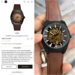 Fossil Everett Automatic Brown Open Heart - Image 3