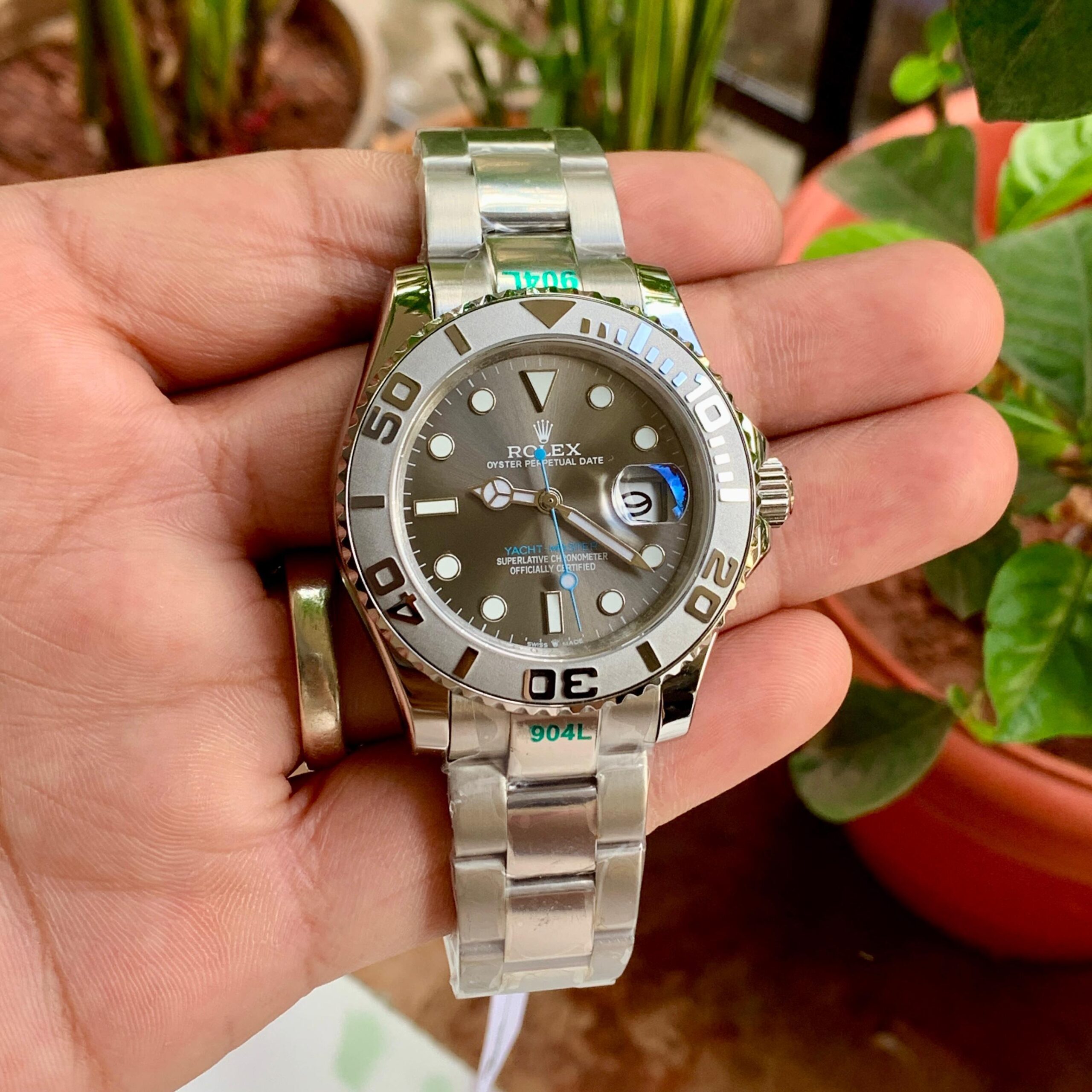 WhatsApp Image 2026-07-03 at 3.05.39 PM Rolex Yacht-Master Blue Grey Dial Automatic - Image 1