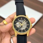 Armani Exchange Automatic Skeleton Gold Edition