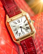 Cartier Santos Dumont Laquer White Dial - Image 2