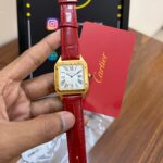 Cartier Santos Dumont Laquer White Dial