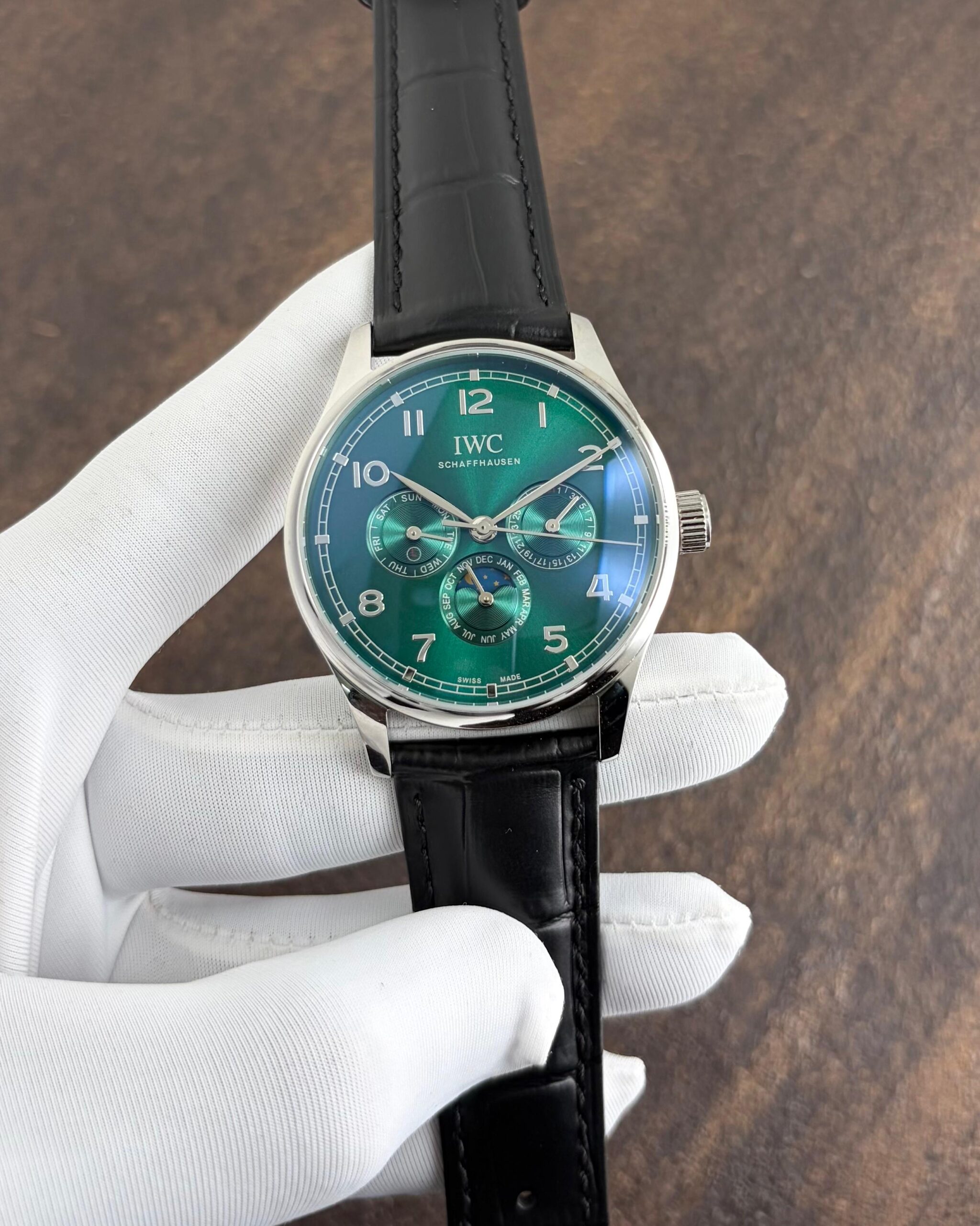 WhatsApp Image 2026-07-03 at 3.10.50 PM IWC Portugieser Green Dial Automatic Chronograph - Image 1