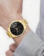 Tommy Hilfiger Gold Skeleton Chronograph - Image 2