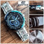 Edifice Casio EFR-539 Blue Ring Chronograph - Image 4
