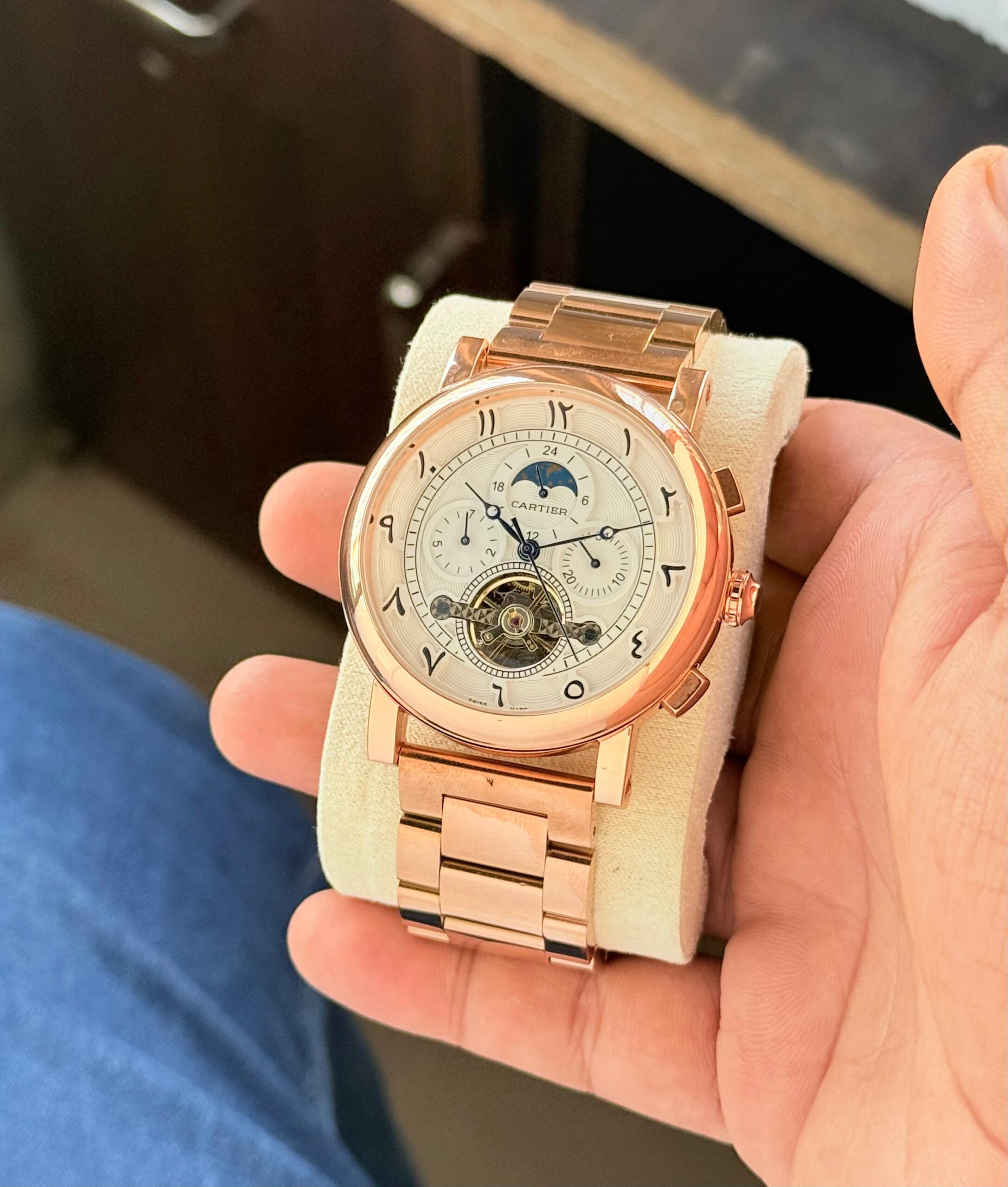WhatsApp Image 2026-07-03 at 3.13.47 PM Cartier Tourbillon Open Heart Automatic - Image 1