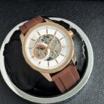 Armani Exchange Automatic Brown Strap