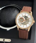 Armani Exchange Automatic Brown Strap - Image 3