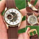 Armani Exchange Automatic Brown Strap - Image 4