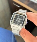 Cartier Santos Skeleton Silver - Image 2