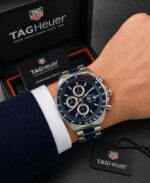 Tag Heuer Formula 1 Gulf Edition Blue Chronograph - Image 3