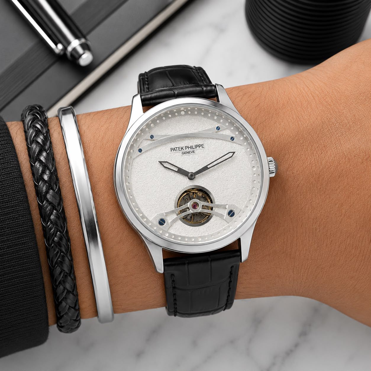 WhatsApp Image 2026-07-05 at 1.03.22 PM (1) Patek Philippe Tourbillon Automatic White Dial - Image 1