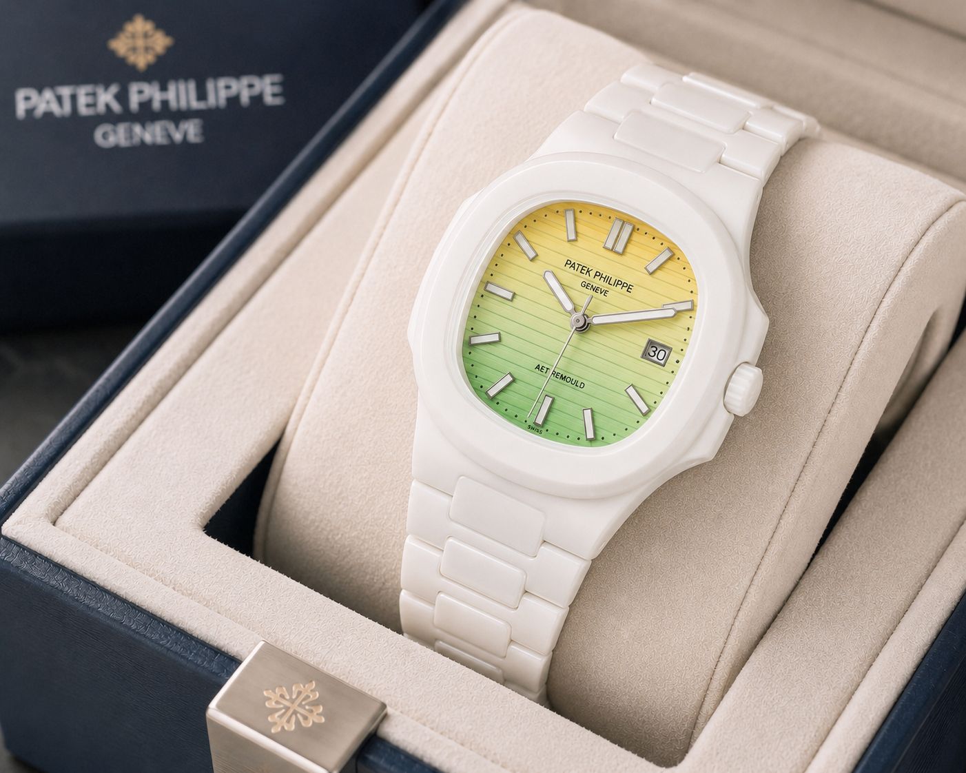 WhatsApp Image 2026-07-05 at 1.04.06 PM (1) Patek Philippe White Ceramic Quartz - Image 1