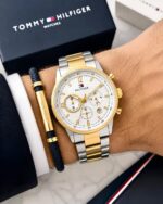 Tommy Hilfiger Evan Chronograph White Dial - Image 2