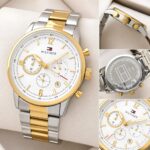 Tommy Hilfiger Evan Chronograph White Dial - Image 5