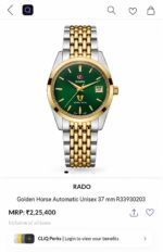Rado Golden Green Dial Two-Tone Automatic - Image 2