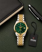 Rado Golden Green Dial Two-Tone Automatic - Image 5