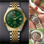 Rado Golden Green Dial Two-Tone Automatic - Image 4