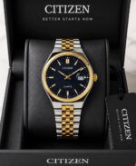 Citizen Quartz Two-Tone Navy Blue Dial