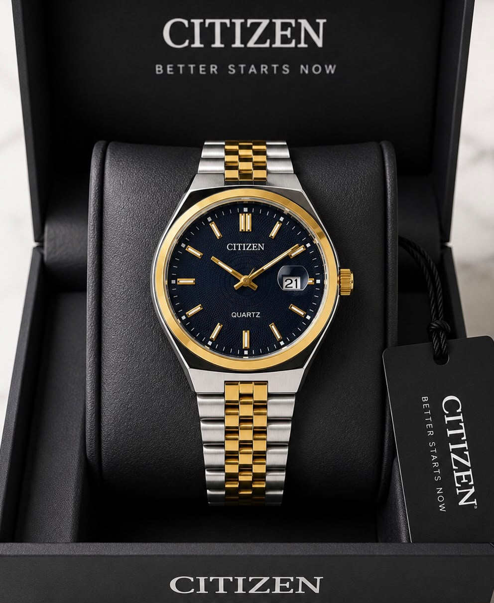 WhatsApp Image 2026-07-05 at 1.15.04 PM (1) Citizen Quartz Two-Tone Navy Blue Dial - Image 1