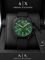 Emporio Armani Green Dial Chronograph - Image 3