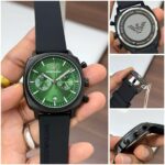 Emporio Armani Green Dial Chronograph - Image 4