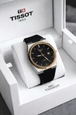 Tissot PRX Black Textured Dial Rose Gold - Image 2