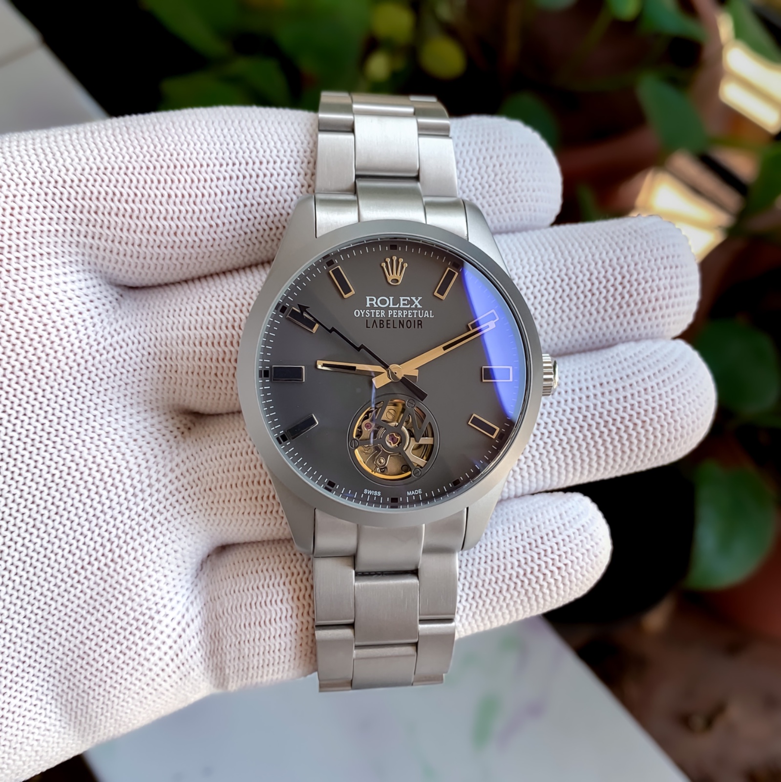 WhatsApp Image 2026-07-05 at 12.50.10 PM (1) Rolex Label Noir Tourbillon Grey Dial - Image 1