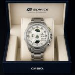 Edifice Casio Chronograph Silver Dial - Image 2